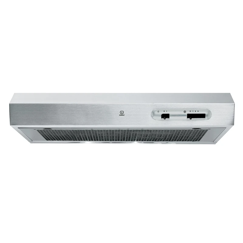 Indesit 60cm Visor Cooker Hood - Stainless Steel