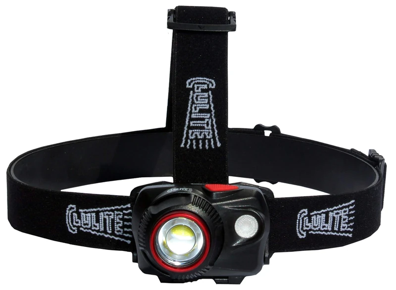 Clulite Focus2Go Head Light Rechargeable, Black