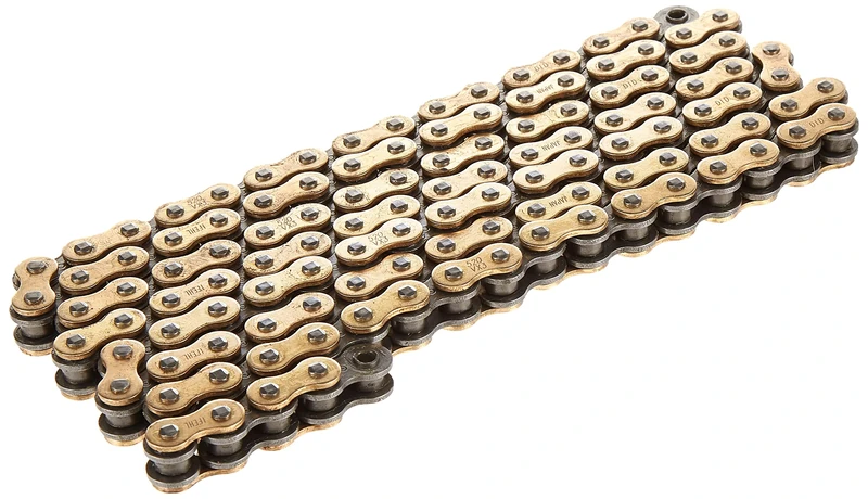 DID (520VX3GB-120) Gold 120 Link High Performance VX Series X-Ring Chain with Connecting Link