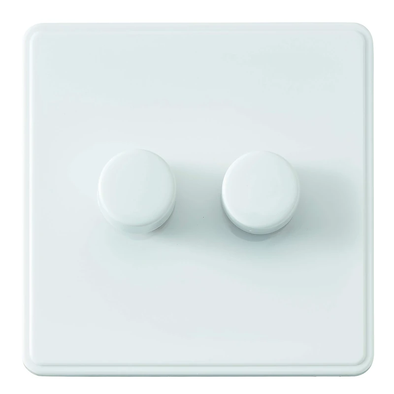 MK Dimensions 1G Double DIMMER 40-300W/240VA & 4-70W LED White Module