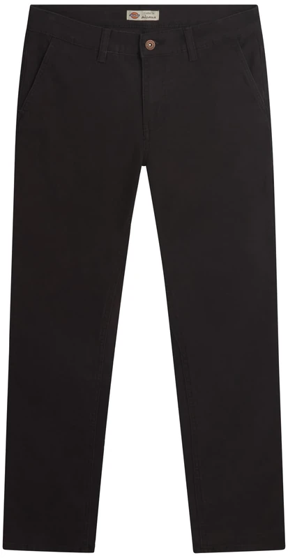Dickies, Women's, Duck Carpenter Pant Slim Straight, Rinsed Black, 27