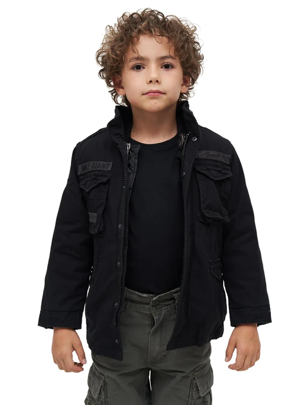 Brandit Kids M65 Classic Jacket, Color: black, Size: 170/176