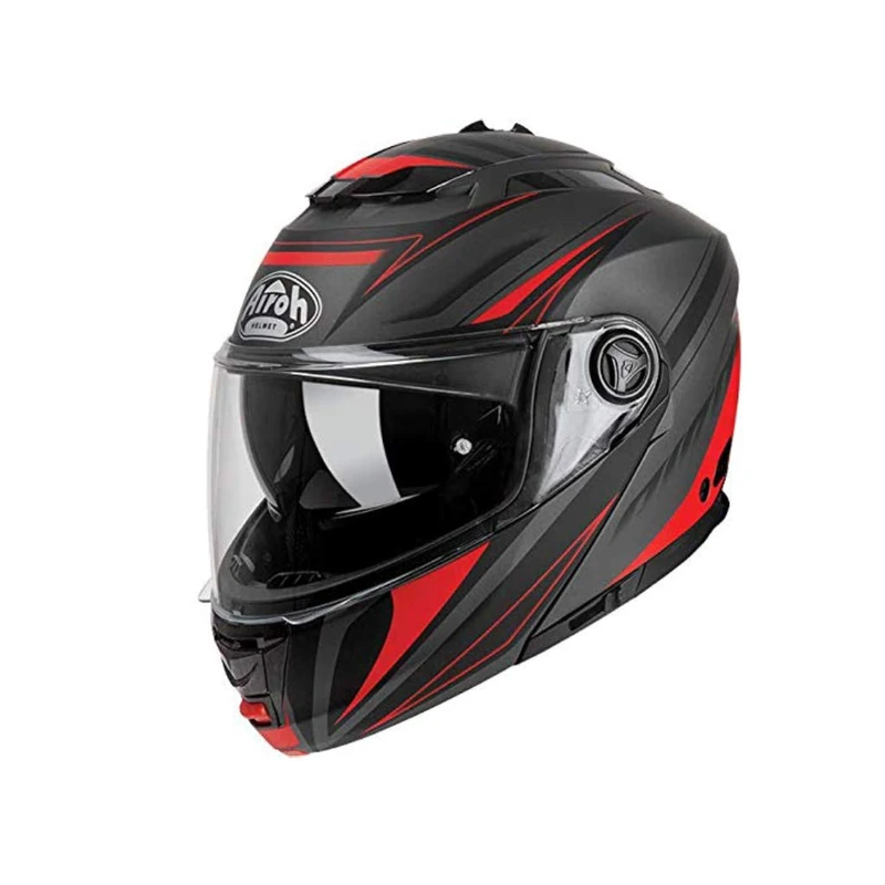 HELMET AIROH PHANTOM S TRIPLO RED MATT M - Image 1