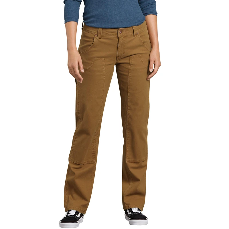Dickies Women's Carpenter Pants, Brown Duck, 31