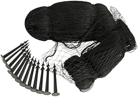 Pond Cover Net Netting Heavy Duty Mesh - Multiple Sizes + Pegs Heron Protector (6m x 5m)