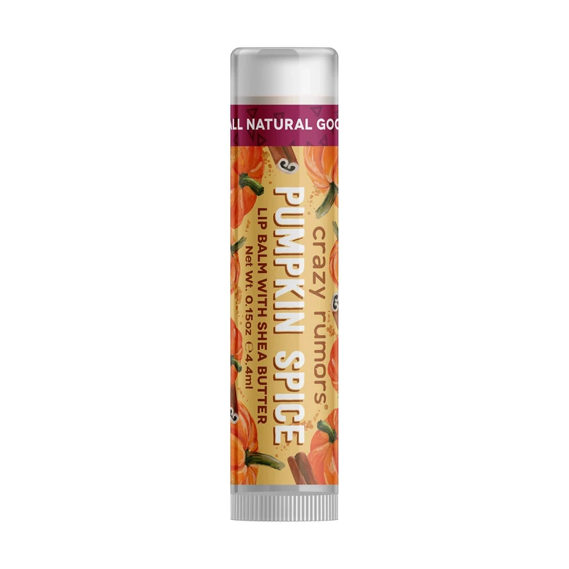 Crazy Rumors Pumpkin Spice Lip Balm - Natural Vegan Stick