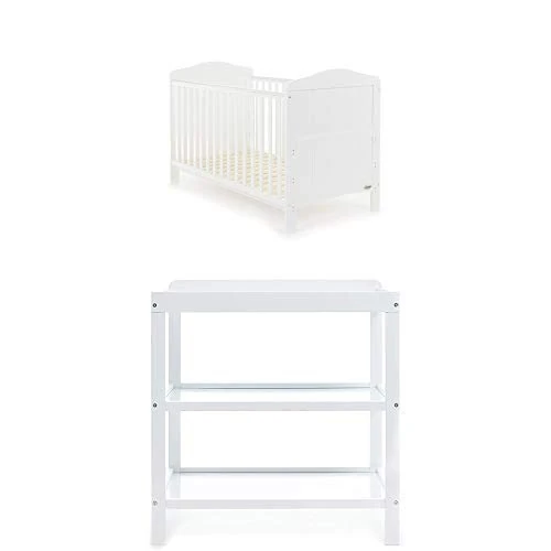 Obaby Whitby 2 Piece Room Set - White Nursery Furniture