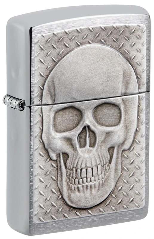 Zippo Skull with Brain Surprise Pocket Lighter