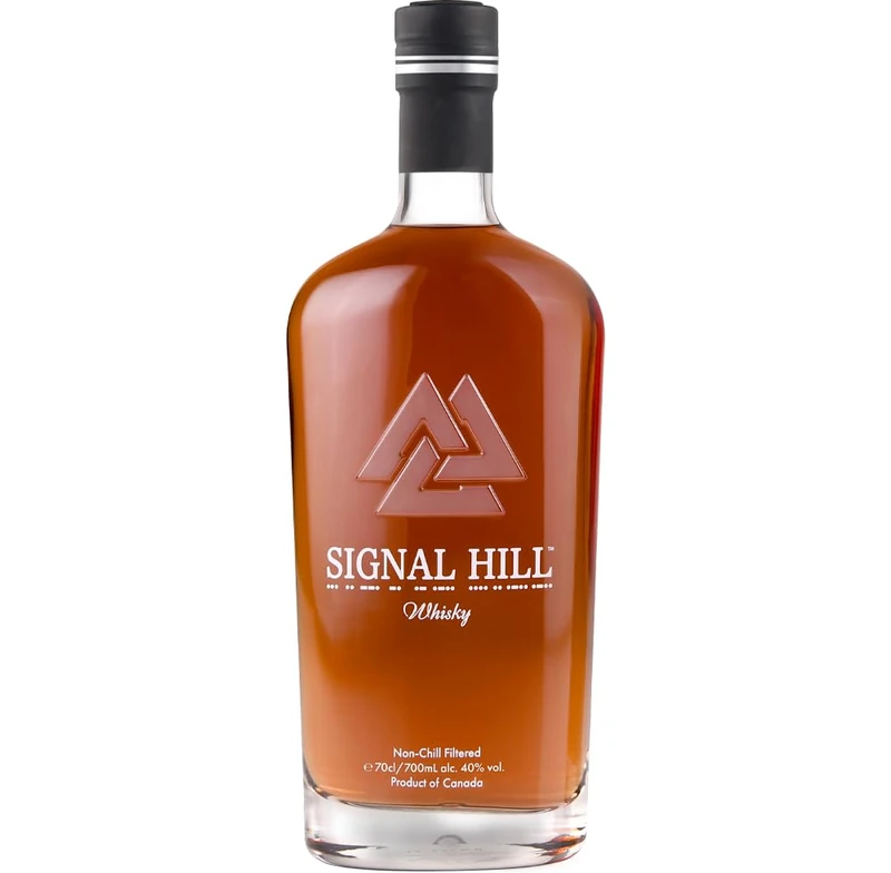 Signal Hill Canadian Whisky, 70cl, 40% ABV, Non-Chill-Filtered Premium Whisky, crafted from the finest Canadian Corn and Barley