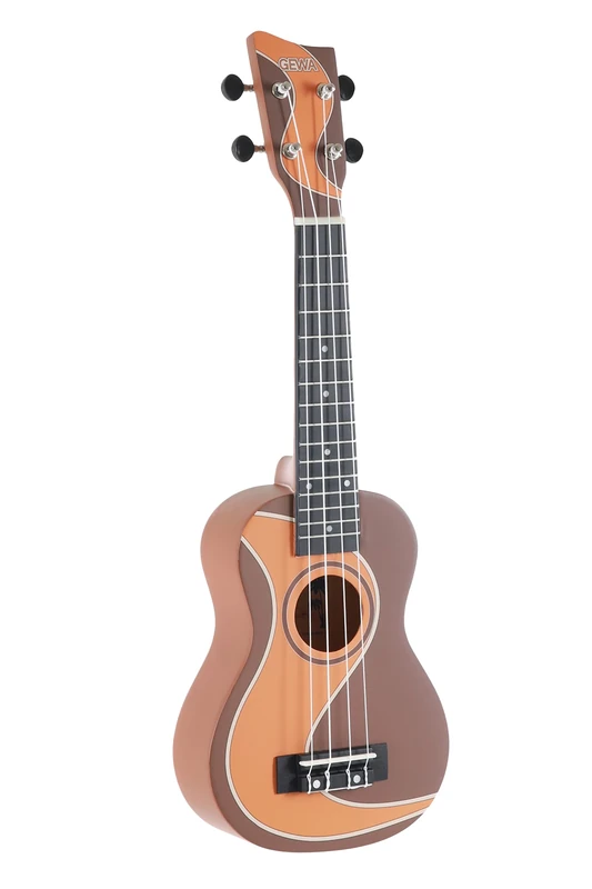 GEWA Sopran ukulele Manoa W-SO-BR Sopran Muddy Roads with Gig Bag