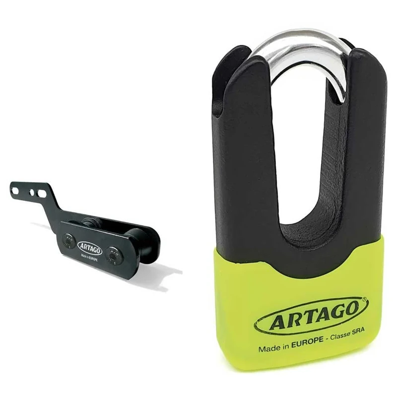 Artago 69X3 High-End Disc Lock and Support Kawasaki Z900, approved SRA, Sold Secure Gold, ART4