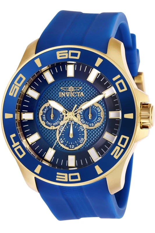 INVICTA Men Analogue Quartz Watch with Silicone Strap 28002