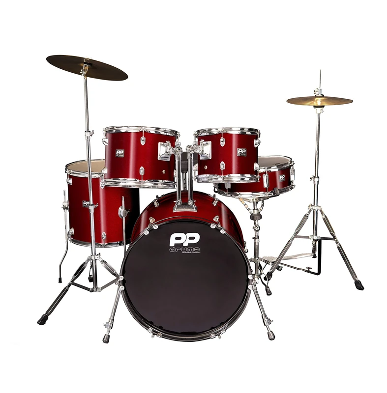 Performance Percussion PP 5PC FUSION DRUM KIT- WINE RED