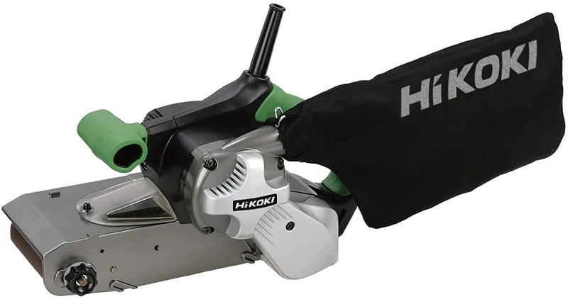 HIKOKI Bandschleifer SB10V2 (1020 Watt, Schleiffläche 100 mm, Hohe Abtragung, Staubbeutel, INKL. Schleifband, im Karton)