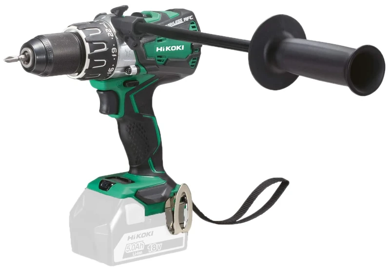 HiKOKI Akku-Schlagbohrschrauber DV18DBL2 (Li-Ion, 18 V, Brushless, 70Nm, LED, Spindelarretierung, 2-Gang-Getriebe)