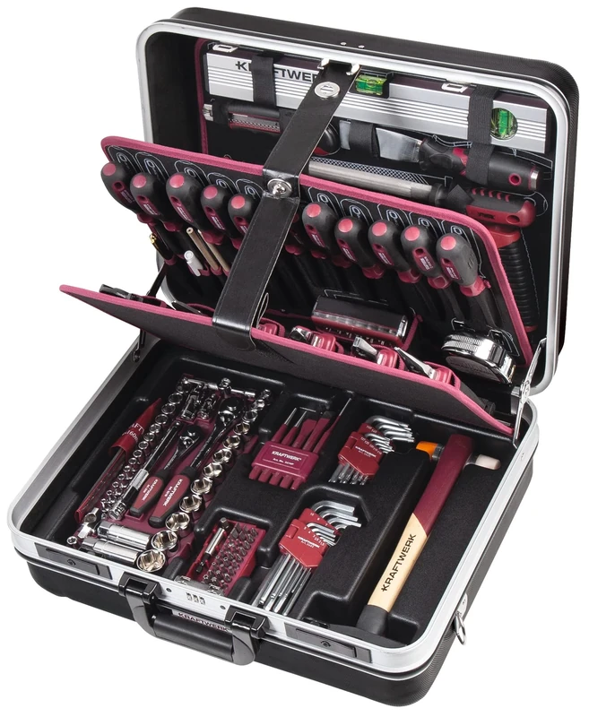 Kraftwerk 202300000 ABS Professional Tool Case 186 Pieces