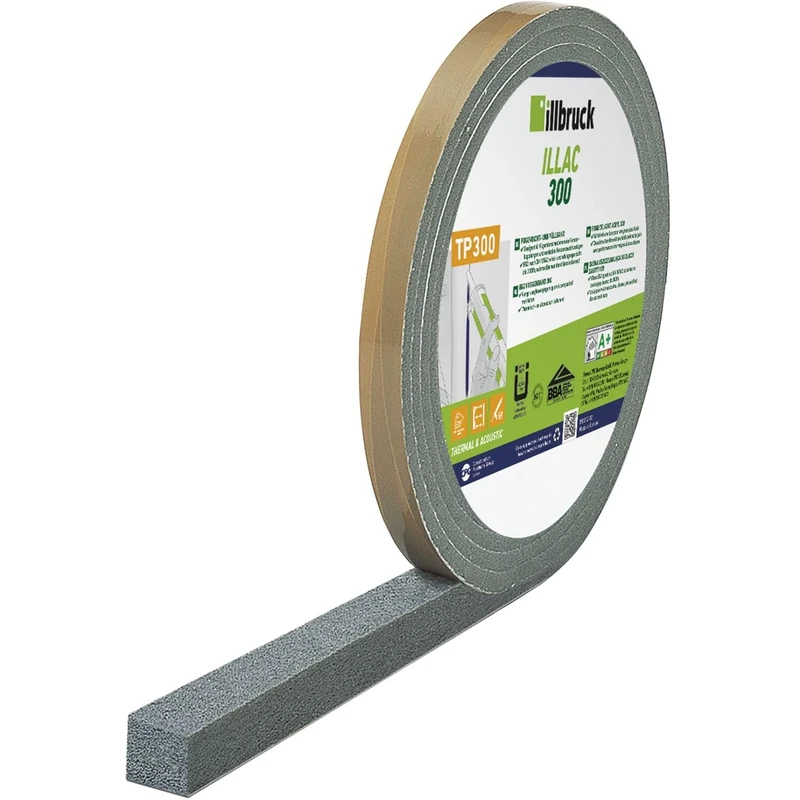 ILLBRUCK 300390 Joint Sealing Tape TP300 illac 20/2 Length 25 m Grey