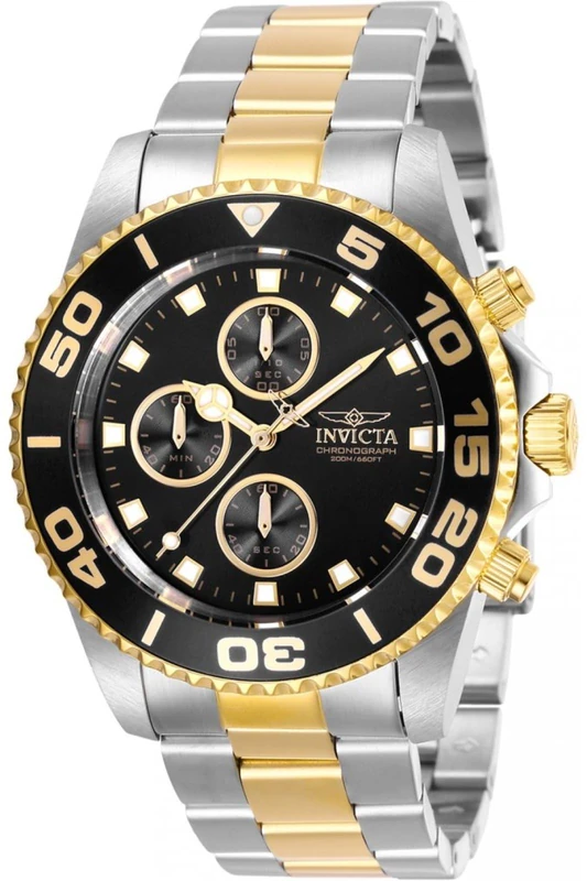Invicta Pro Diver Stainless Steel Men's Quartz Watch - 43mm