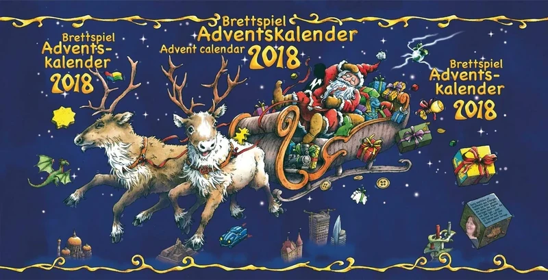Frosted Games FRG00015 Board Game Advent Calendar 2018 Multi-Colour