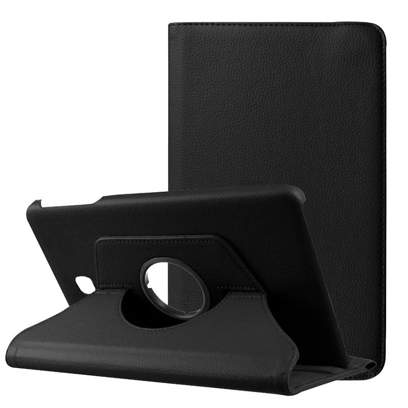Cool Case for Samsung Galaxy Tab A (2018) T590 / T595 Smooth Leather Black 10.5 Inch