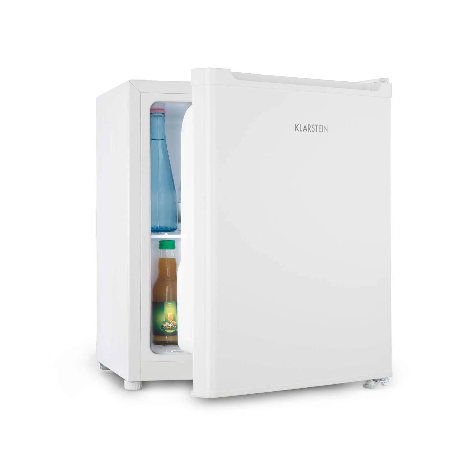 Klarstein Snoopy Eco - Mini Refrigerator/Freezer, Fridge-Freezer Combination, 46-Litre Capacity, 4-Litre Compartment, Quiet Operation: 41dB Operating Noise, Energy Efficient, White