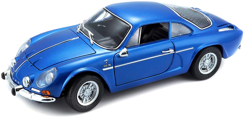 Bburago MAISTO FRANCE- Renault Miniature Car Alpine 1600 S Stradale 1971-Scale 1:18, M31750, Blue
