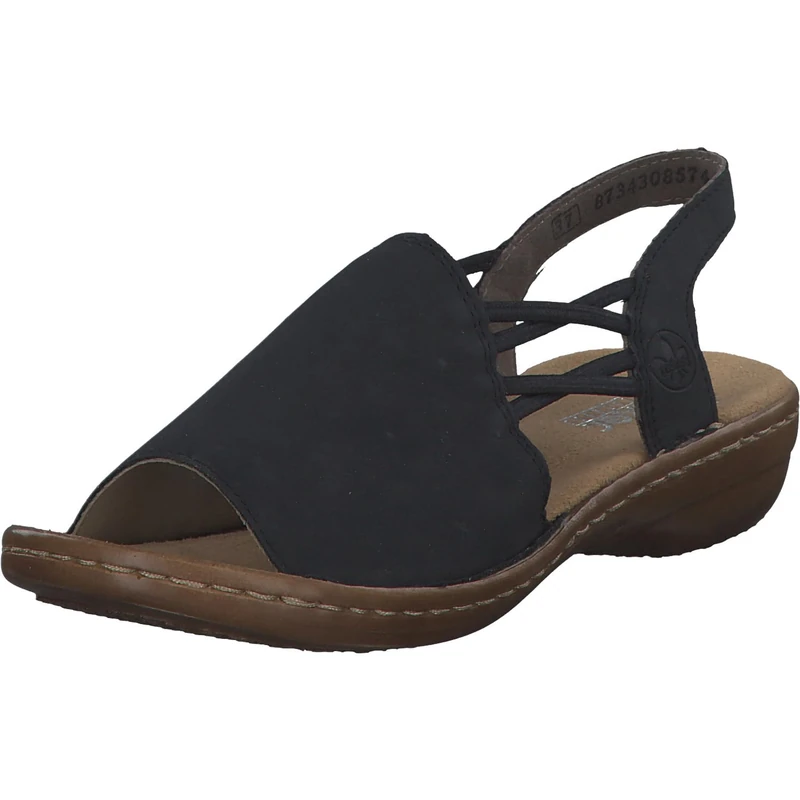 Rieker 608d1-14, Women’s Closed Toe Sandals, Blue (Pazifik 14), UK (39 EU)