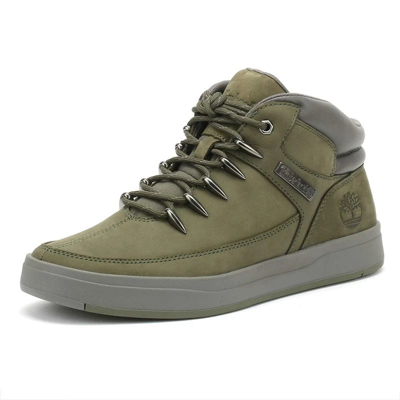 Timberland Men's Davis Square Hiker Oxford Boot, Green, 6.5 UK