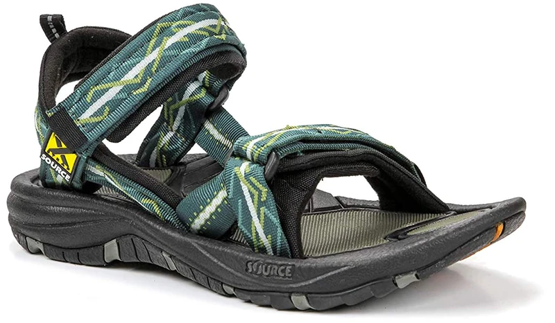 Source Men Gobi Sandals, Parallel Green, 46 (EU) - Image 1