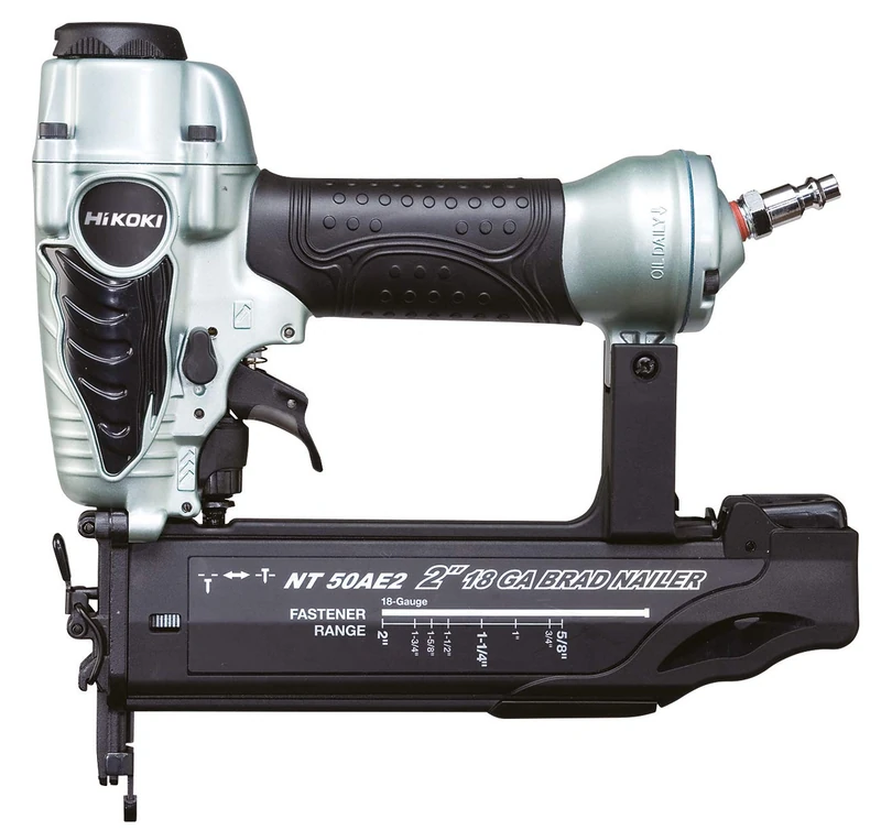 HiKOKI NT50AE2L2 Pneumatic Finish Nailer in a Blow Case