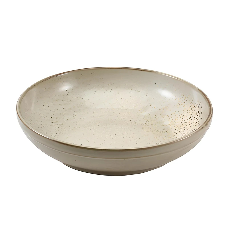 GenWare Terra Porcelain Grey Coupe Bowl, 27.5cm, CB-PG27, Pack of 6