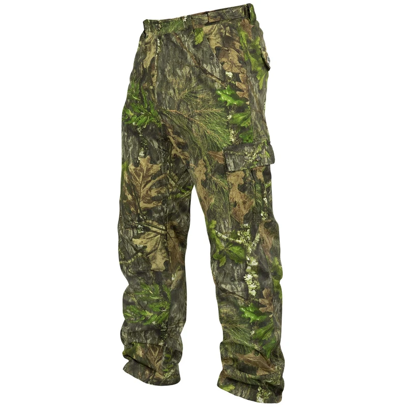 Mossy Oak Cotton Mill 2.0 Camo Hunting Pants for Men Camouflage Clothes, Medium, Obsession