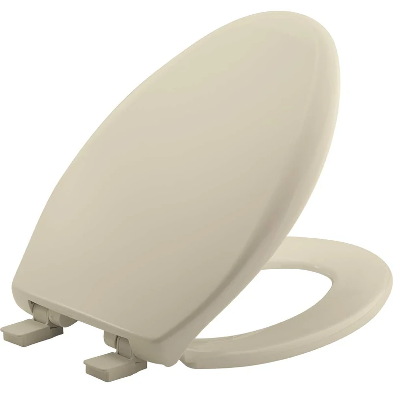 Mayfair 1887SLOW 006 Affinity Slow Close Removable Toilet Seat That Will Never Loosen, Providing The Perfect Fit Long Lasting Solid Plastic, Bone, Elongated