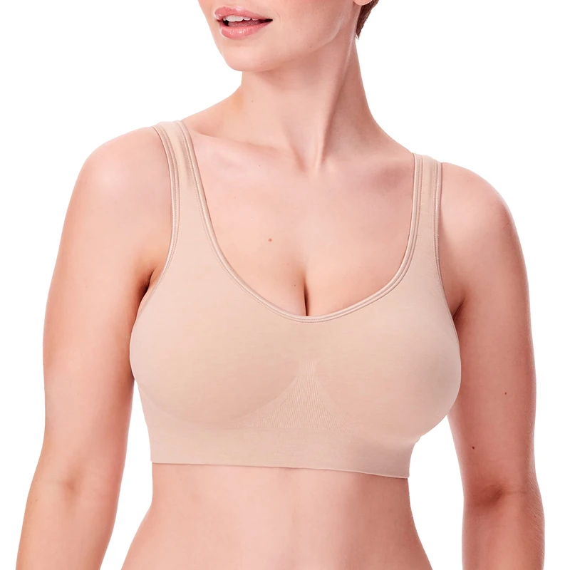 Bali Women's Comfort Revolution Shaping Underwired Full Coverage Bra, Nude Heather, S