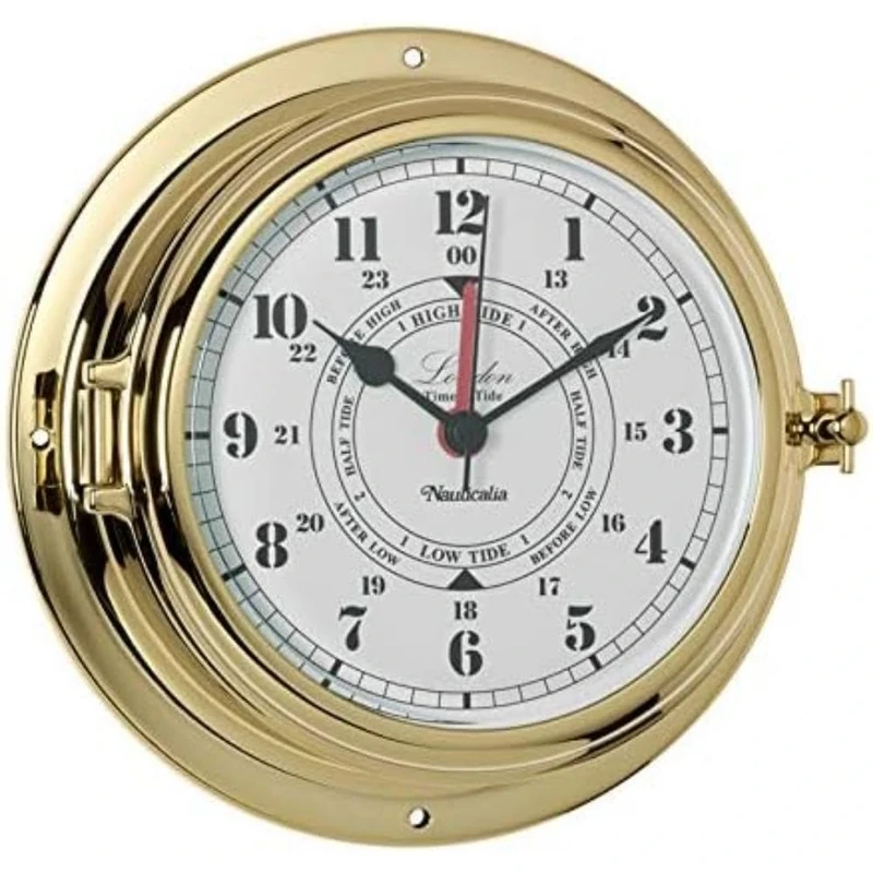 London Tide Clock, Brass