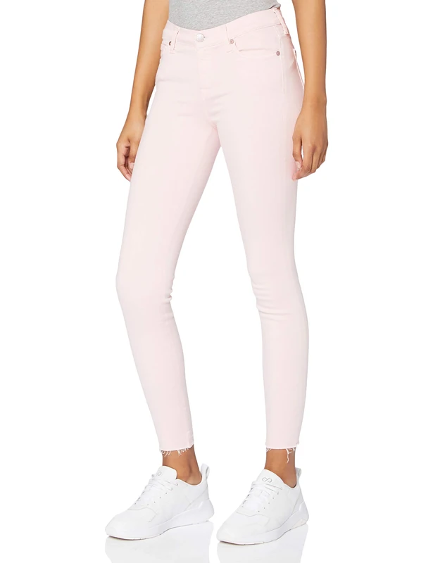 7 For All Mankind Women's The Skinny Crop Jeanss, Beige (Colored Slim Illusion 0ni), 31 (Manufacturer Size: 31)
