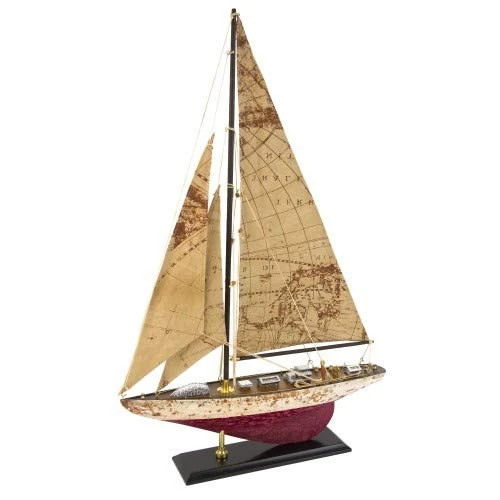 J-Class yacht, map sails 42cm