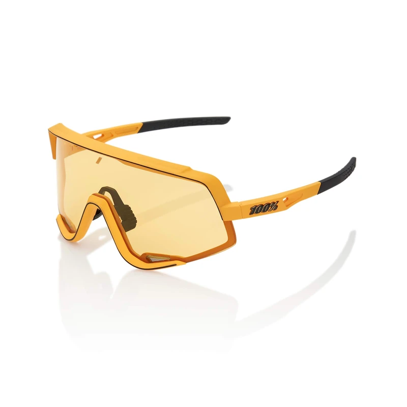 100 Percent Glendale-Soft TACT Mustard-Yellow Includes Smoke Lens Instead of Standard Spare Clea, Adult Unisex, Orange, Standard - Image 1