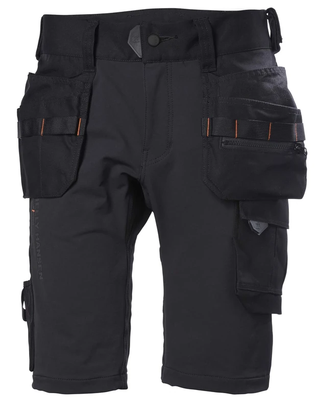 Helly Hansen Workwear Men's X Denim Shorts, 992 Black, S-M UK