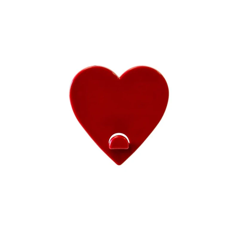 KalaMitica Red Heart Magnetic Hook for Wall Boards