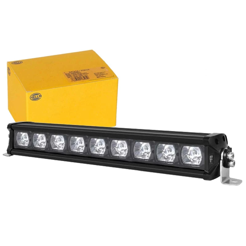 HELLA VALUEFIT 1FJ 360 002-502 LED-Spotlight - Lightbar DLB-540 - 24/12V - Rectangular - Reference number: 37.5 - Bolted/mounting/Screw Connection - Clear diffusing lens - Lens Colour: Crystal clear