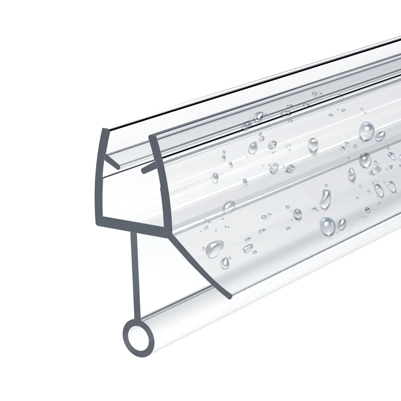 EMKE Shower Seal Replacement Seal Water Repellent Shower Door Seal Splash Guard Shower Cubicle Bathroom 4-6 mm Glass 1000 mm
