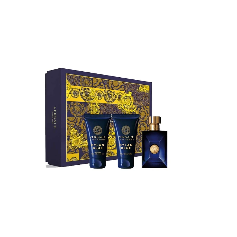 Versace Pour Homme Dylan Blue Eau de Toilette, After Shave Balm & Shower Gel