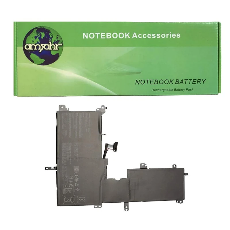 amsahr B31N1705-03 Replacement Battery for ASUS B31N1705, B31N1705-1, 3ICP5/57/80, VivoBook Flip 14 TP410UR - Includes Stereo Earphone ()