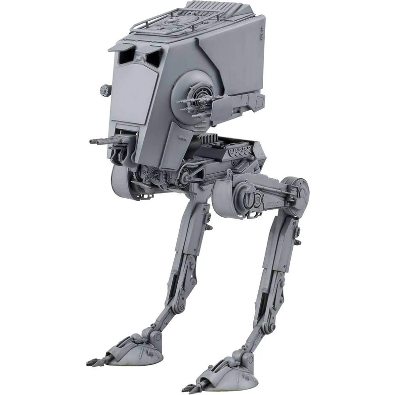 Revell 01202 AT-ST Bandai (Click System) 1:48 Scale Unbuilt, Pre-coloured, Click-Together (Non-Glue), Plastic Model Kit