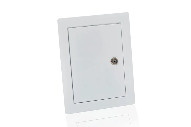Inspection Flap Sheet Steel White 40 x 60 cm with Lock