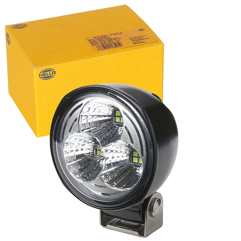 HELLA 1G0 996 576-001 LED-Worklight - Modul 70 Gen. 3.2 - 24/12V - 1800lm - Bolted/mounting - Swivelling Mounting Bracket - Long-range illumination - Cable: 2000mm - Plug: open cable ends
