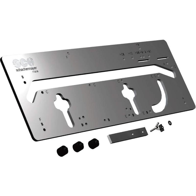 IGM Milling Template FK650-SCH for Worktop Connectors, Plastic - Image 1