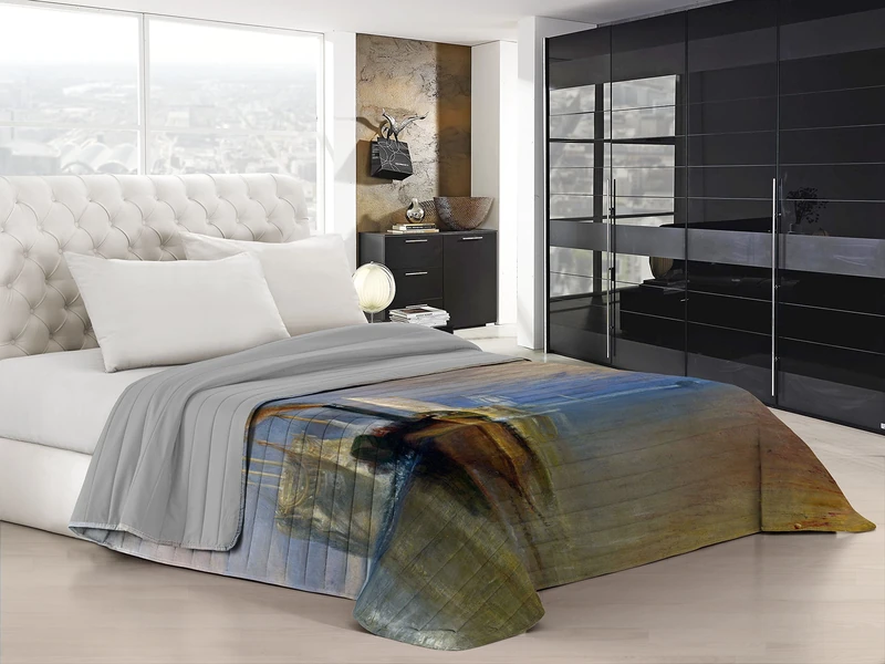 Italian Bed Linen Sogni d'Autore Summer Quilt,SD07,Double, SD 07