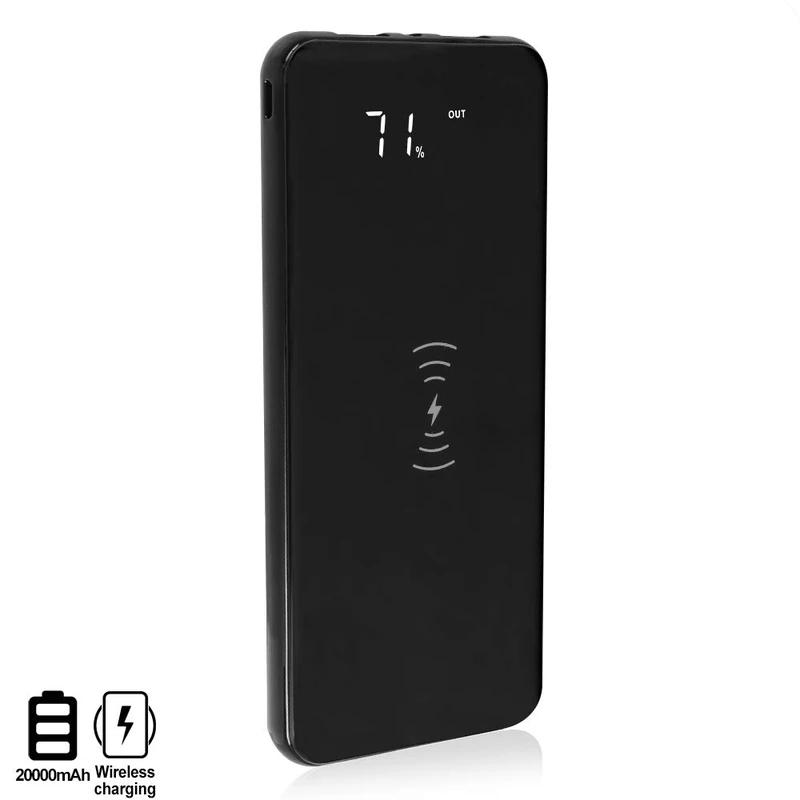 DAM WP03 Wireless Charging Powerbank 20000 mAh Black